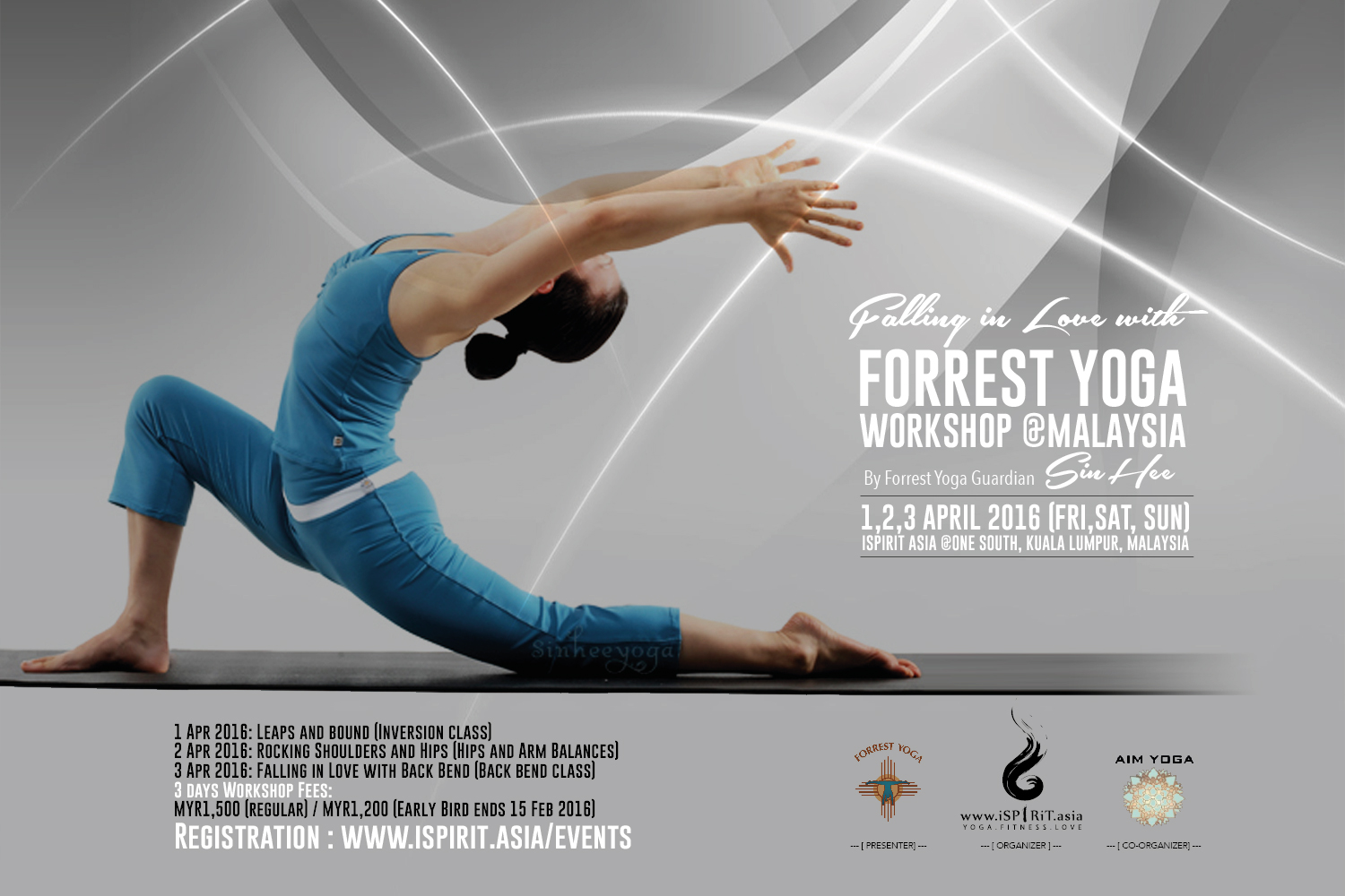 Forrest Yoga Workshop Malaysia by SinHee